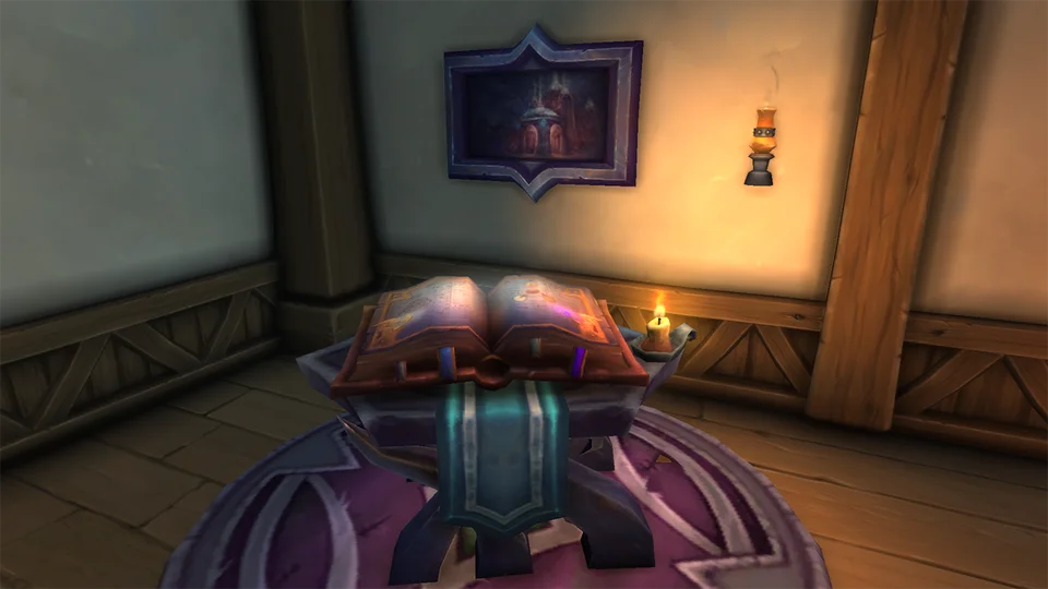 World of Warcraft screenshot of home decoration