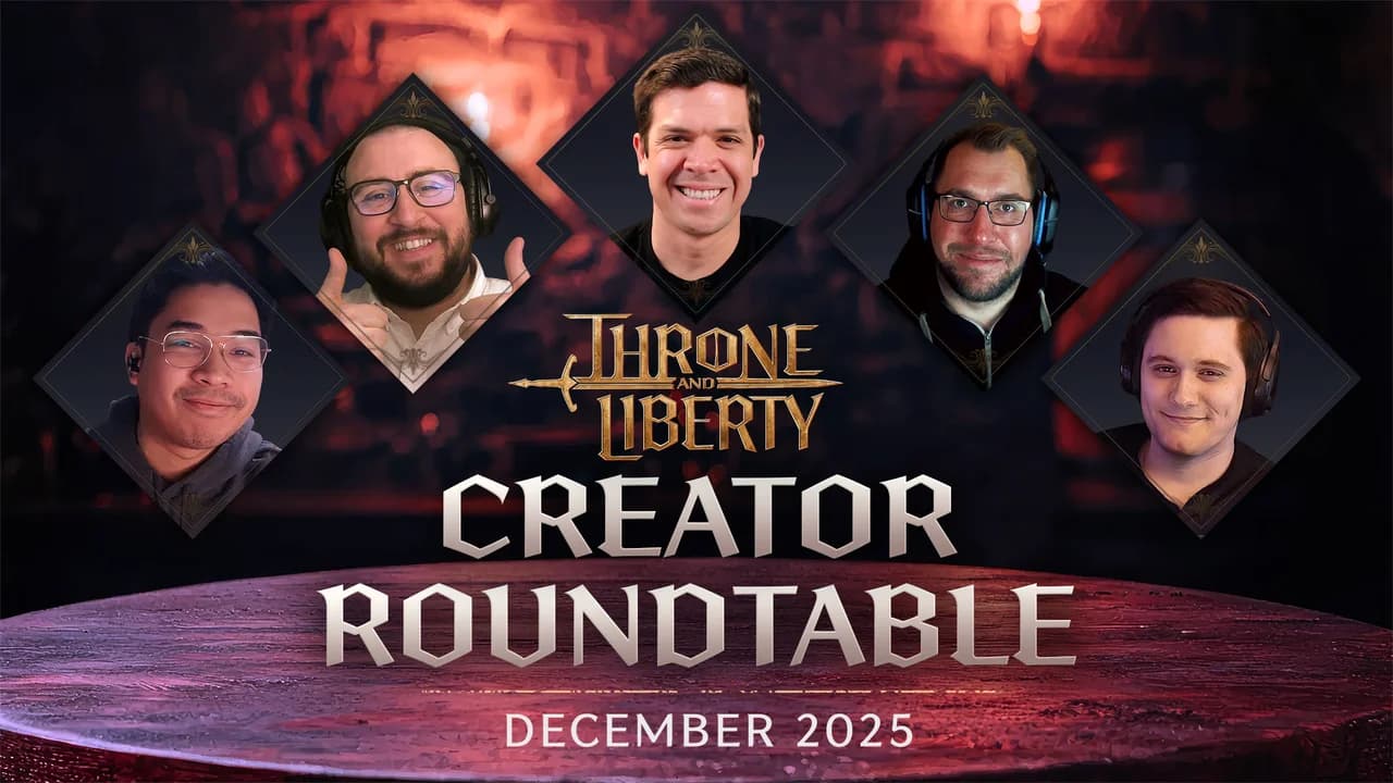 Throne And Liberty Hosts PvP Creator Roundtable, Announces Twitch Drops